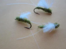 1 DZ D16-5 RS2 EMERGER BLUE WING OLIVE (SIZES AVAILABLE), DRY FLIES