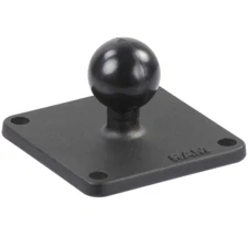 RAM Mount 2.5" x 2.5" Square Aluminum Base Plate with 1" Ball  RAM-B-202U-2525
