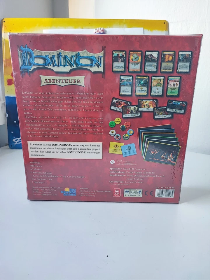 Dominion: Abenteuer (Erweiterung) 400 neue Karten Rio Grande Games 2015 neu - Bild 2 von 4