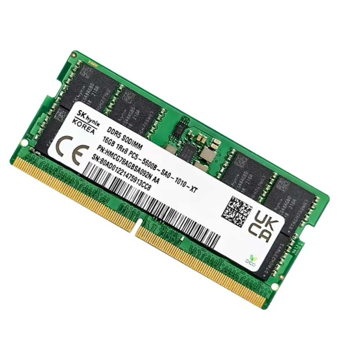 メモリー SKhynix DDR5 16GB(32GB) SO-DIMM PC5 5600 SK hynix 32GB DDR5 5600 Laptop SODIMM RAM 2Rx8 PC5-5600B for