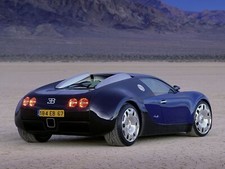 Cars 1999 bugatti e b 18 4 veyron concept Desk Mat Stitched