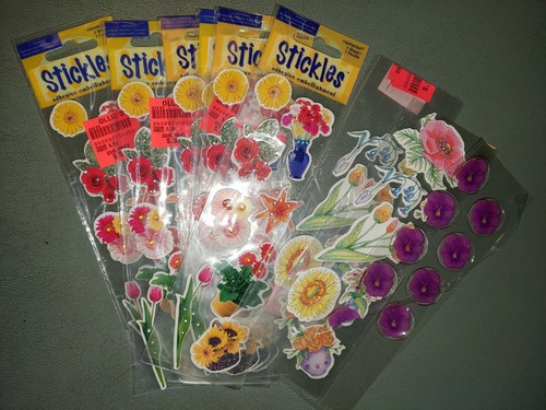 Stickles adhesive embellishment flowers glitter sparkle dimensional stickers - Picture 2 of 3
