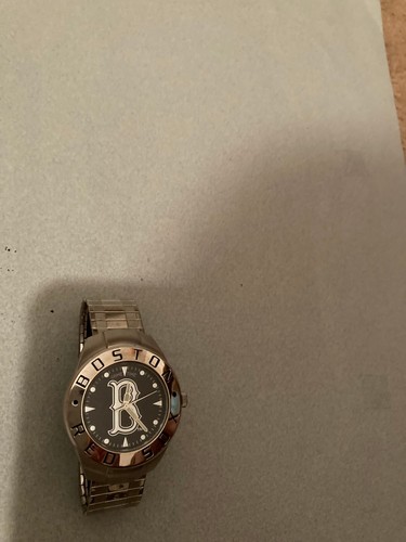 BOSTON RED SOX GAME TIME WRIST WATCH MENS NEW & WITH PLASTICE STILL ON FACE