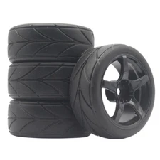 1/10 Onroad Rc Car Wheels Tires for Tamiya TT01/02 TT01e Kyosho HSP Traxxas 4tec