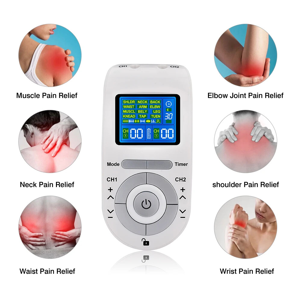 Elektrischer TENS EMS Muskelstimulator Akupunktur Massagegerät für Gesicht