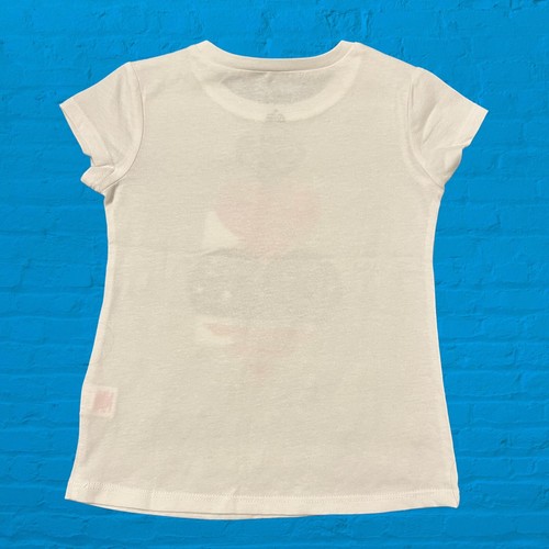 NEW US Heart Flag Stars July 4th Kids Girls T-Shirt Cotton Tee Top Size 4T - Picture 2 of 5