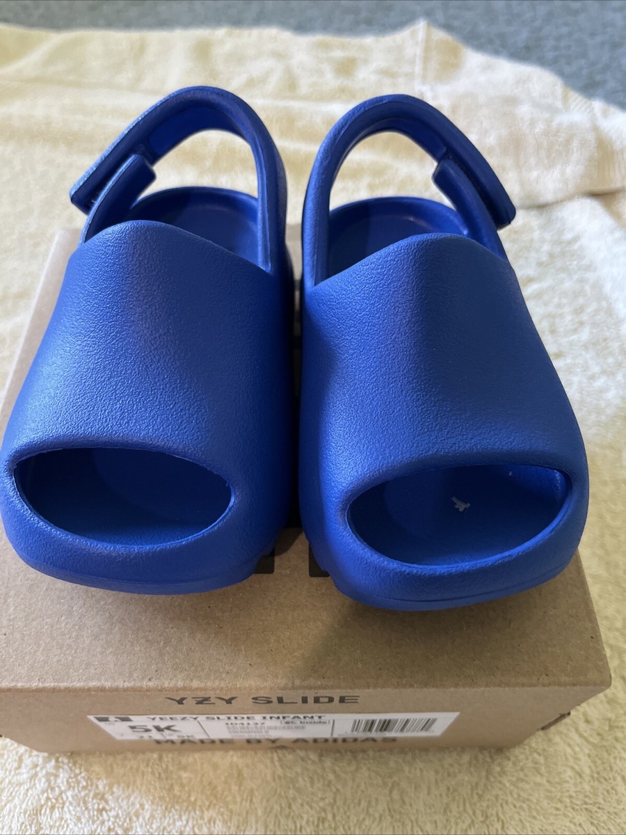 Adidas Yeezy Slide Infant Baby Azure Size 5k | eBay Adidas Yeezy Slide Infant Baby Azure Size 5k | eBay