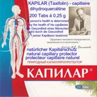Kapilar - Taxifolin, Larch Extract‎ (Dihydroquercetin) 200 Tabs of 0.25g