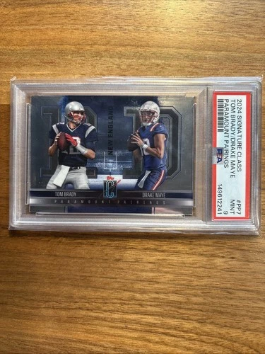 2024 Topps Signature Class - Paramount Pairings Tom Brady, Drake Maye #PP-7 (RC)