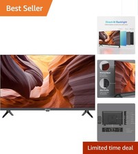 Televisor LED negro compacto de 32 pulgadas con Freeview - Grabar y pausar experiencia de TV en vivo
