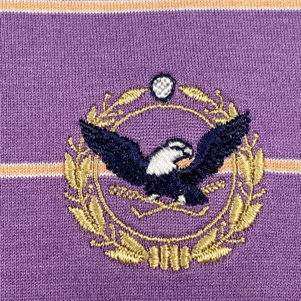 Peter Millar Polo Shirt Mens Large Cotton Purple Robert Trent Jones Golf Club View 6
