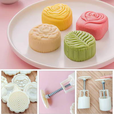14 PCS Bath Bomb Mold Set Includes 2pcs Bath Bombs Press and 12pcs Different ...