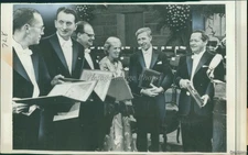 1964 Photo Nobel Prize Winners C Townes A Prokhorov N Basov K Bloch Science 6X8