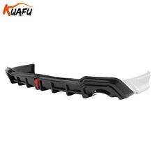 Rear Diffuser White Corner Spats Wled For 2022-2026 Honda Civic Sedan 4dr Rear Diffuser White Corner Spats Wled For 2022-2026 Honda Civic Sedan 4dr