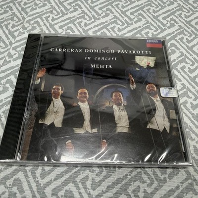 The Three Tenors in Concert CD Carreras Domingo Pavarotti Mehta 1990 London