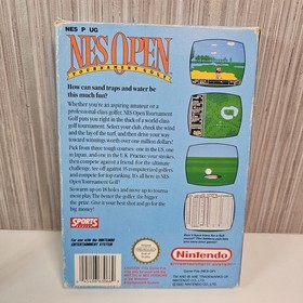Official Nintendo Nes NES Open Tournament Golf UK PAL Sleeve Foam Box Protector 