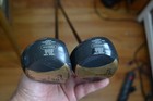 PRGR Golf 3 + 5 Wood Graphite Shaft Made in  Japan  w/ headcover pair LOT — photo 2