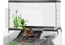 Turtle Basking Platform Dock - Stainless Steel Turtle Ramp, Non-Slip Surface -