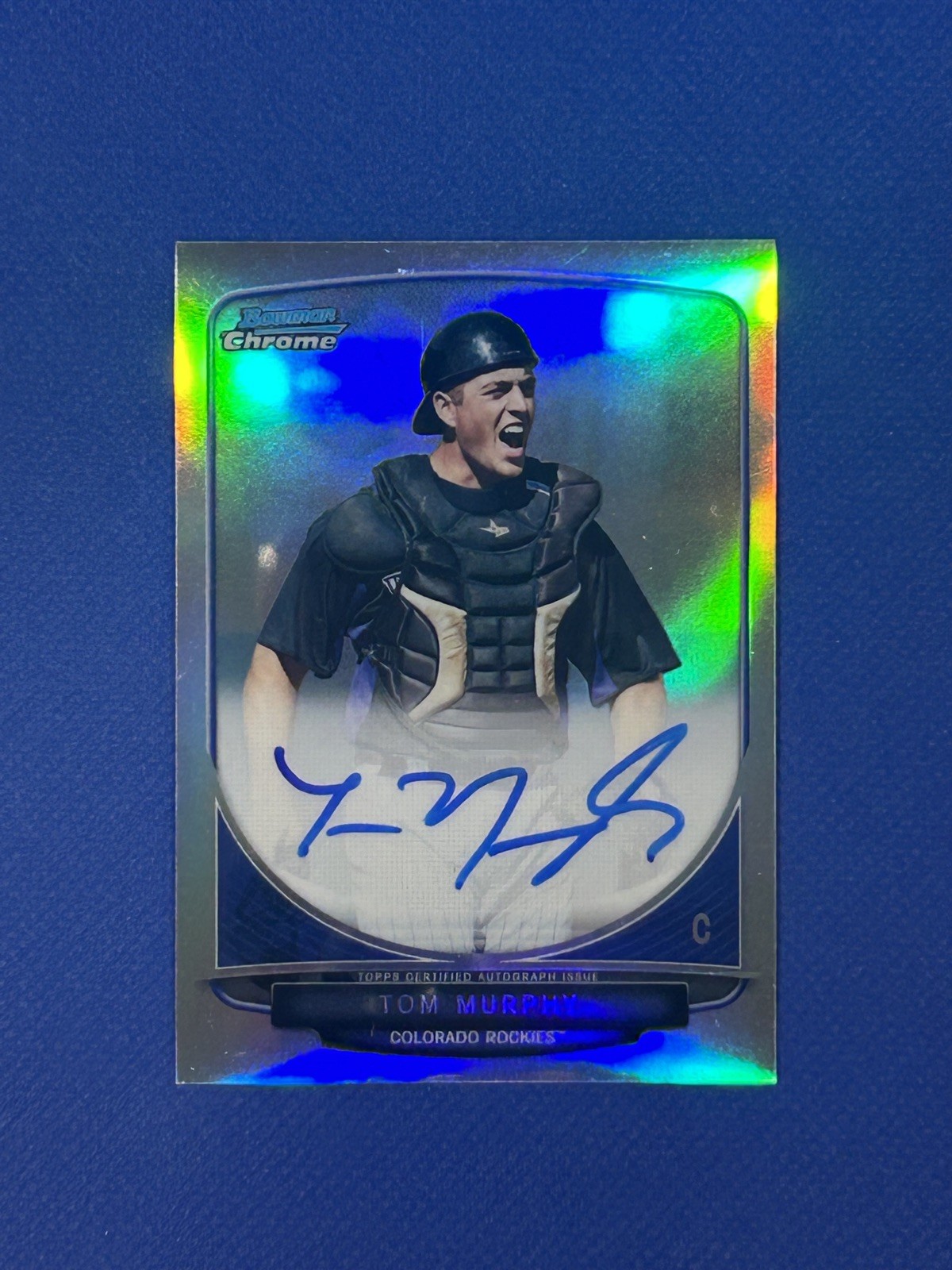 2013 Bowman Chrome Prospects Auto Refractor /500 Tom Murphy #BCA-TM Autograph