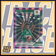 2024-25 Panini Donruss Euroleague BK Kostas Antetokounmpo Purple Laser 74/99 #32