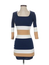 Fashion Nova Women Blue Casual Dress S