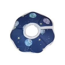 Pet Recovery Collar Soft Size Small Navy Blue w/Solar System Print For Cats Dogs
