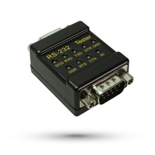 RS-232 LED Link Signal Tester - DB-9 Male to DB-9 Female Connections for Seri...
