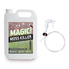 Magic Moss Killer with Trigger Hose Patio Roof Driveway Algae Remover 5L 10L 20L