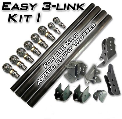 Artec LK0301 Easy 3-Link Kit I Dual Bracket for Truss Outside Frame Chevy/Ford