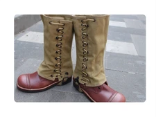 WWII US Army Canvas Leg Wrappings Leggings Gaiters Field Gear Military