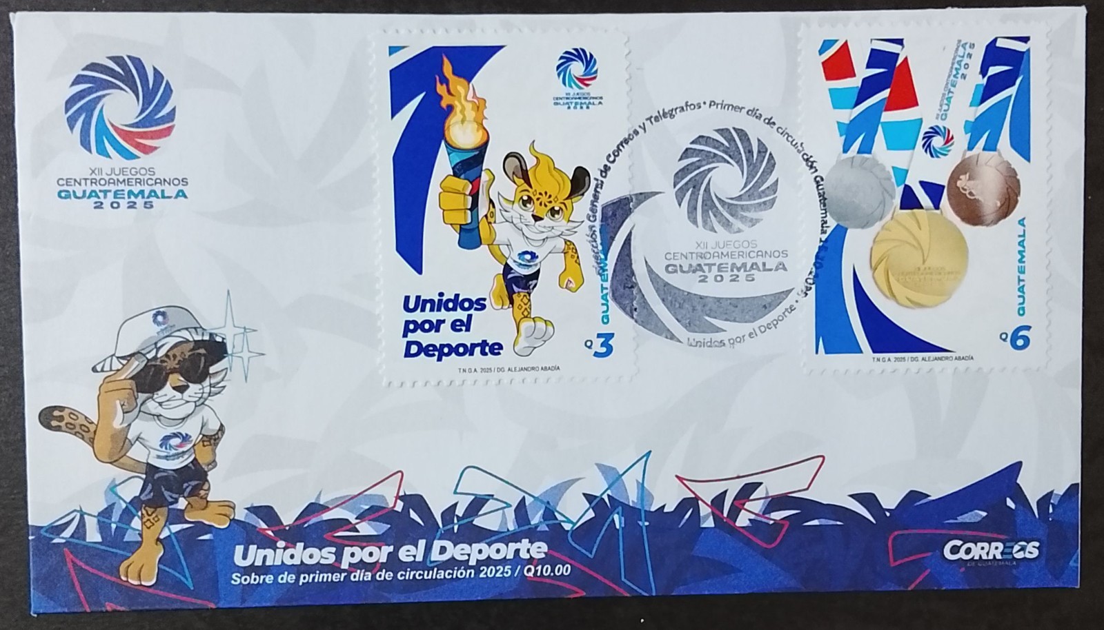 Guatemala Central American Games 2025 First Day Cover 2025-ZZIAA