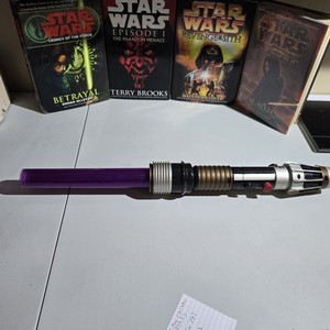 Star Wars Lightsaber Forge Mace Windu Extendable Purple Lightsaber Untested