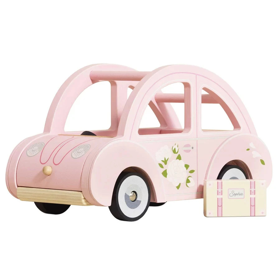 Le Toy Van Sophie&rsquo;s Dollhouse Car  Wooden Dollhouse Vehicl