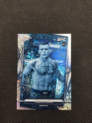 2026 Topps Chrome UFC Frozen Fractor Rookie Felipe Lima -4/0