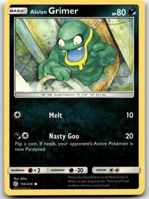 Alolan Grimer Cosmic Eclipse 130/236