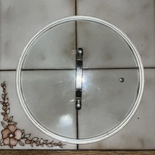 11.75~12″ Glass Pot Lid Replacement Large Cookware Cover w/ Handle Gotham Steel 