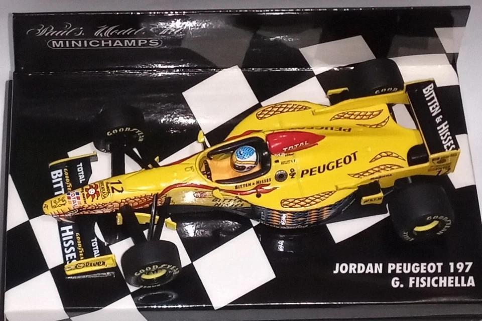 Jordan Peugeot 197 G.Fisichella - MINICHAMPS 430 970012 - Immagine 2 di 2