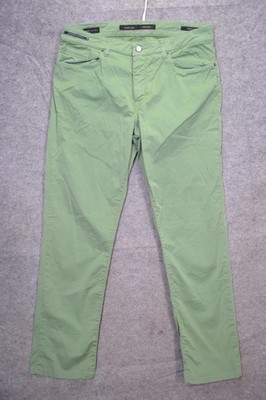 Teleria Zed Jeans Mens 34x30 Green Indigozed Cobra 19 A Stretch Denim Made Italy
