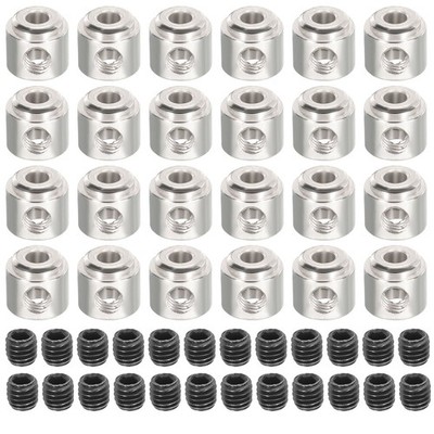 30Pcs RC Airplane Landing Gear Stopper 2.1mm(0.08'') Wheel Collar for Plane Model