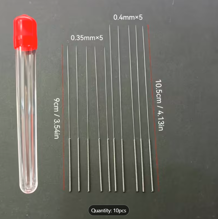 GAS JET INJECTOR NOZZLE CLEANING NEEDLE PIN FOR BLOCKED JET PILOT ...