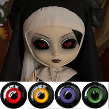  YOHO 6-24mm Red/Yellow/Green/Purple Glass Eyes Eyeball For BJD Doll Reborn