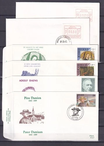 [LG78059] Belgium Nice Lot FDC First Day Cover UNG
