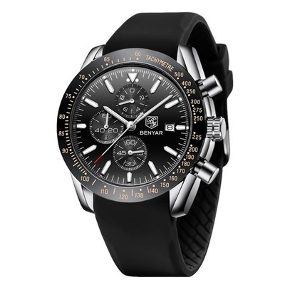 BENYAR Uhren für Herren Chronograph Analog Quarzwerk Armbanduhr Mode