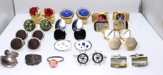 Lot of Cufflinks and Vintage Rings