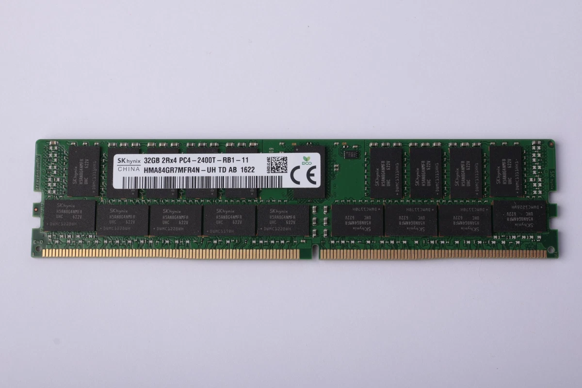 PC4-19200 (DDR4-2400) Bus Speed Server RAM 32 GB Capacity per