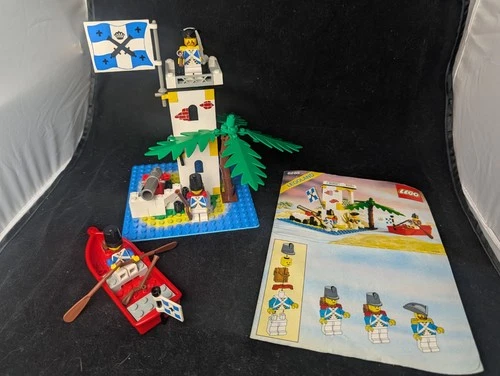 Lego 6265 Pirates I Sabre Island Complete Set Vintage Manual Minifigures