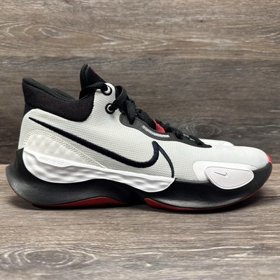 Nike Renew Elevate 3 Shoes Men Size 8 White Black Red Basketball sneakers