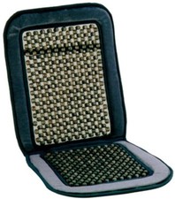 Zirkulierende Sitzauflage  Auflage Holzkugeln Sitzbezug