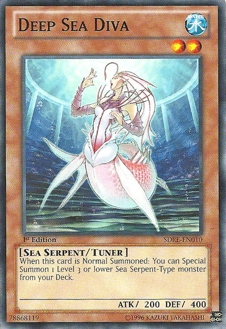 Yu-Gi-Oh! Deep Sea Diva Card (SDRE-EN010) - Common, 1st Edition, From Realm Of The Sea Emperor - View #2