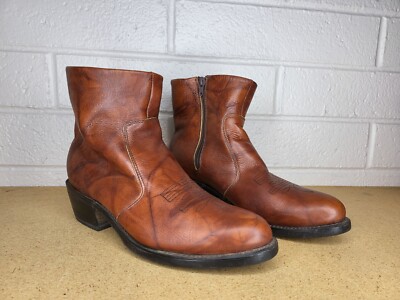 DURANGO MAN BOOTS CHELSEA WESTERN BROWN LEATHER SIZE 9 D  display picture 1